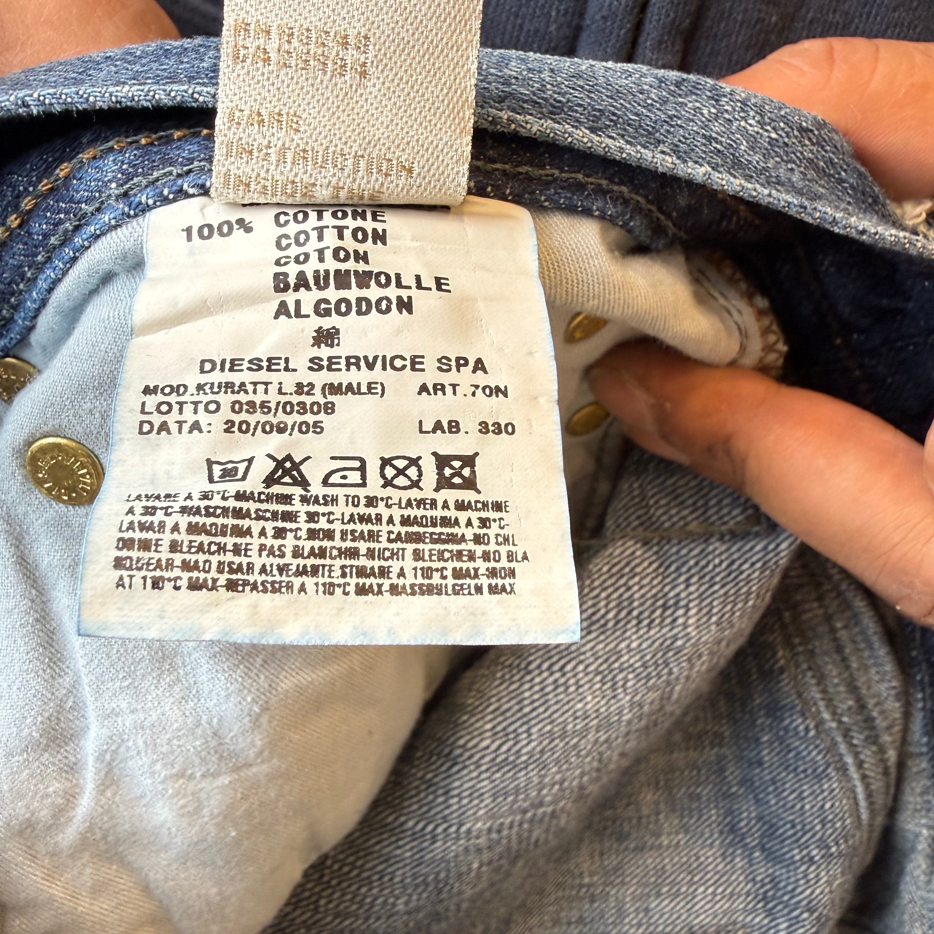 Diesel Zathan Bootcut Light Wash Jeans