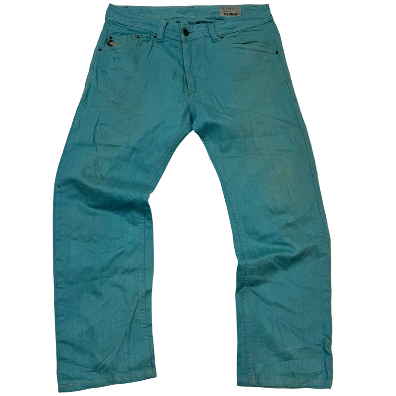 Diesel Darron Slim Tapered Teal Jeans