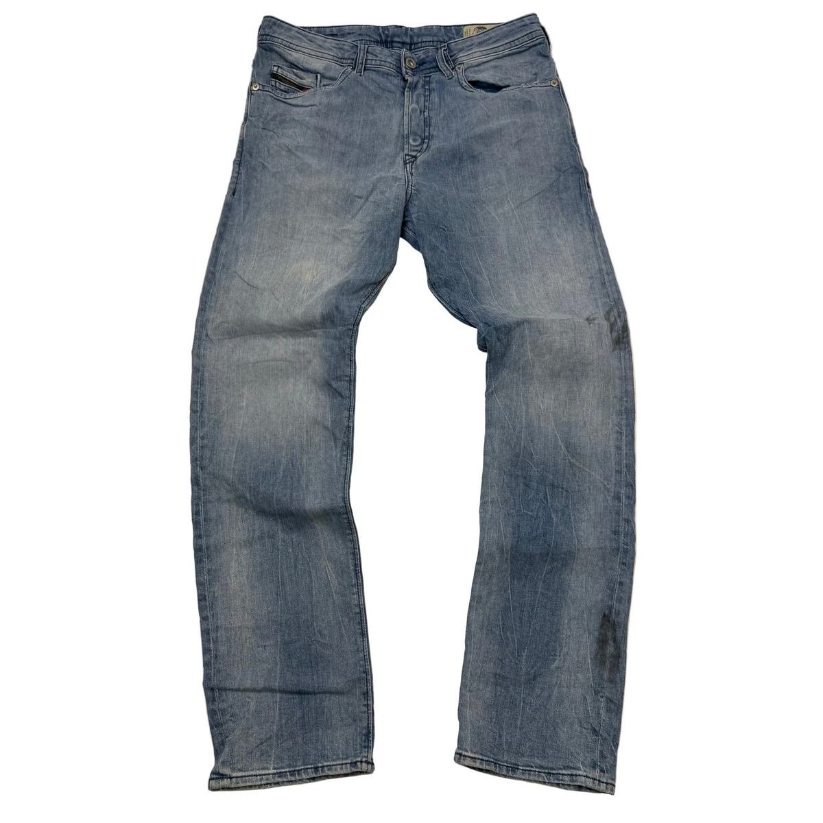 Diesel Buster Light Wash Slim Tapered Jeans