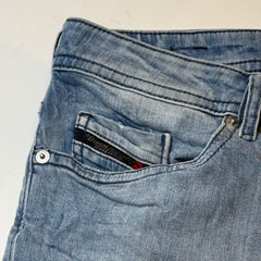 Diesel Buster Light Wash Slim Tapered Jeans