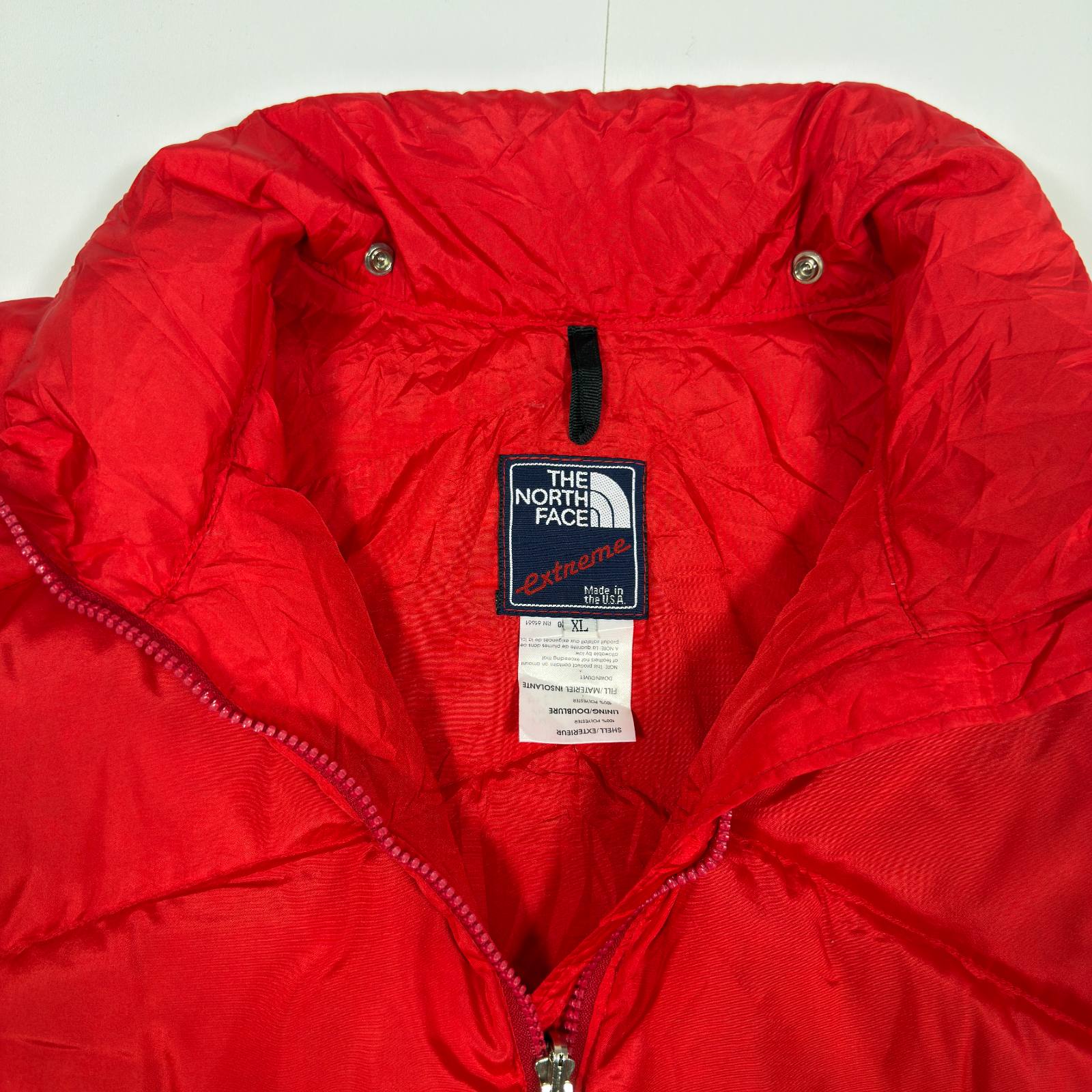 The North Face Extreme Red Puffer Gilet Vest