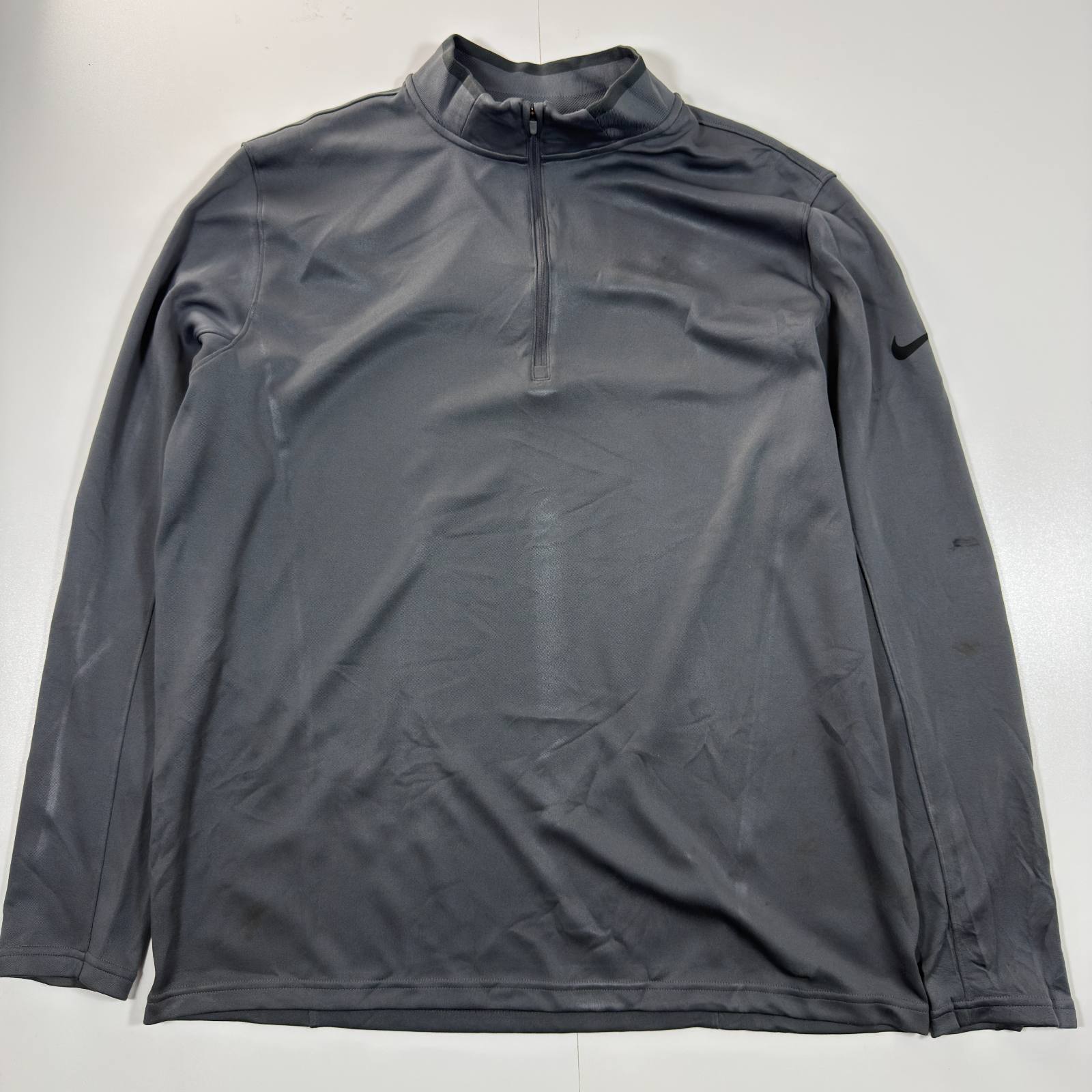 Nike Golf Dri-FIT 1/4 Zip Pullover Grey