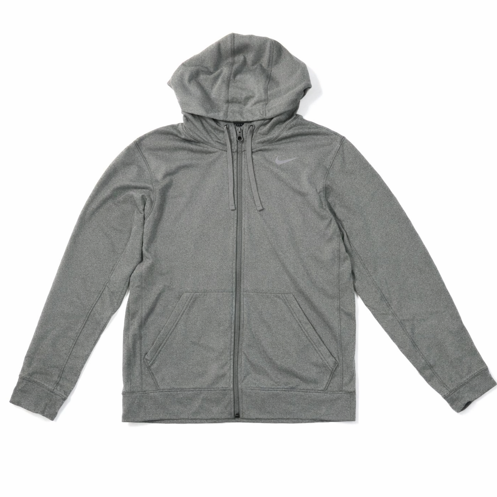 Nike Therma-Fit Grey Full Zip Hoodie