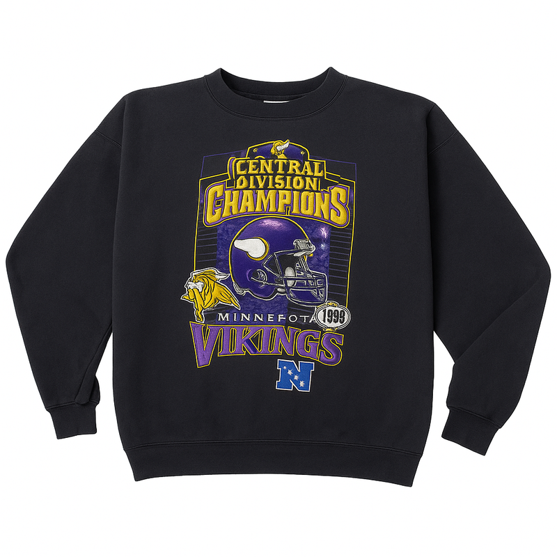 Vintage 1998 Minnesota Vikings Central Division Champions Sweatshirt by Starter