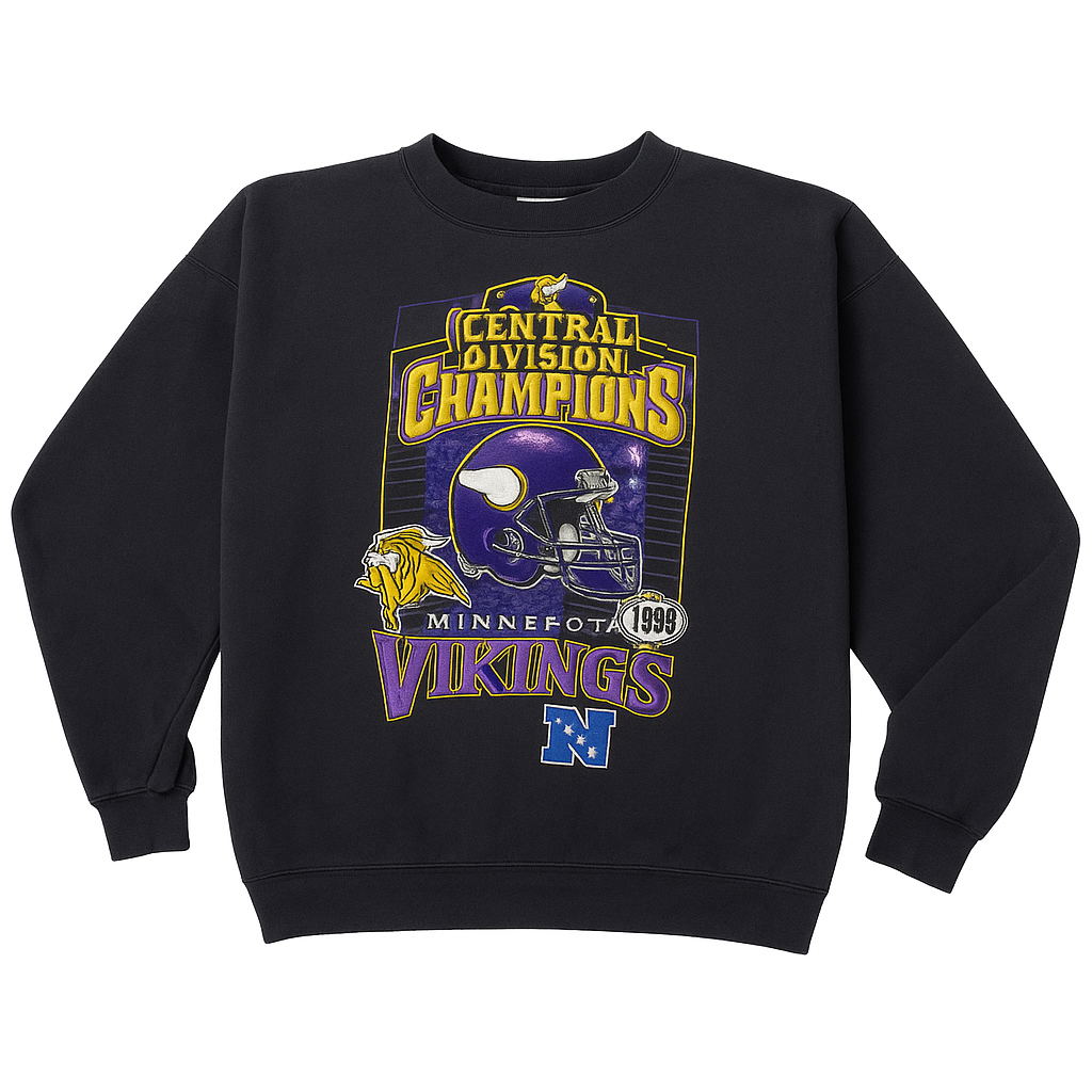 Vintage 1998 Minnesota Vikings Central Division Champions Sweatshirt by Starter