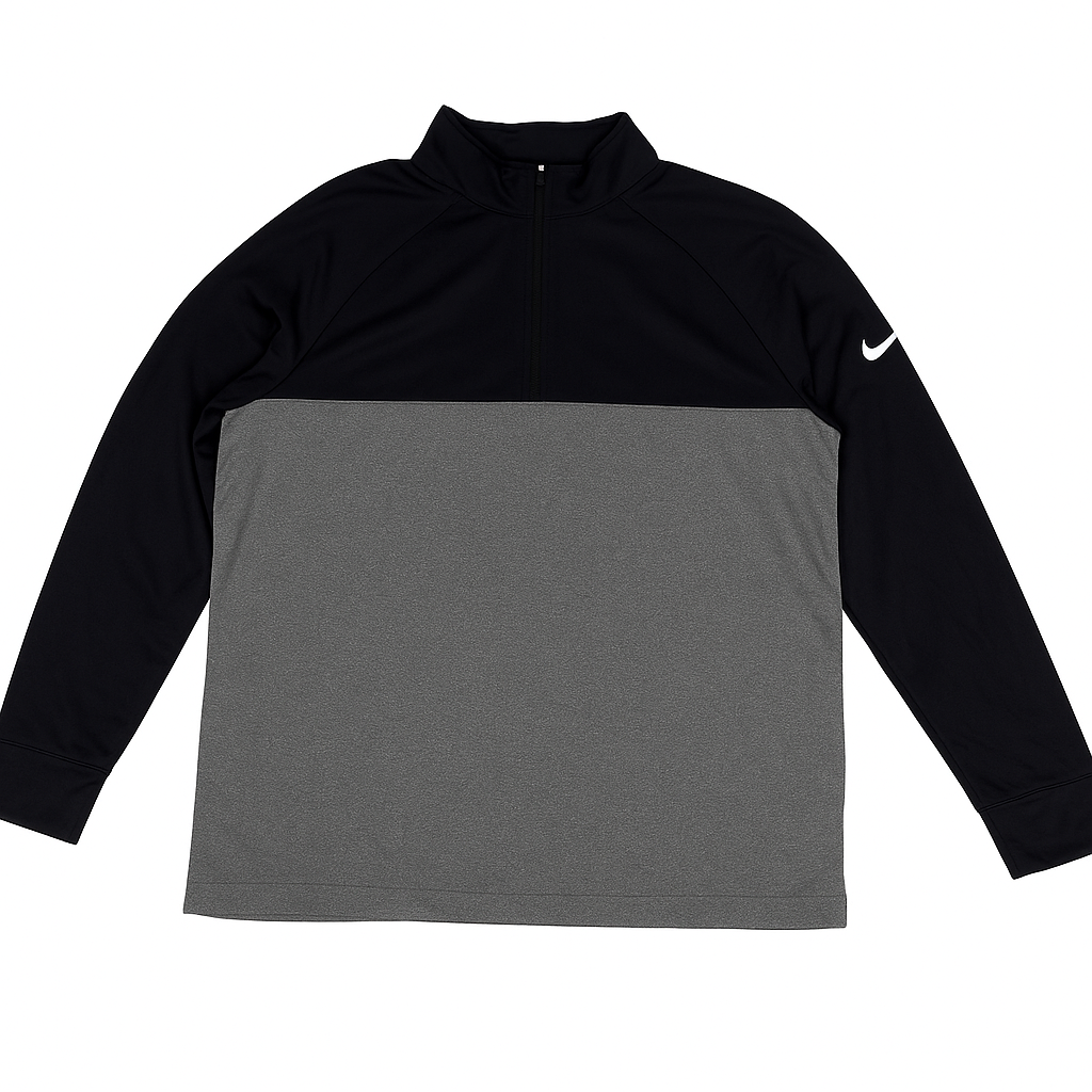 Nike Golf black and grey 1/4 zip pullover sweatshirt