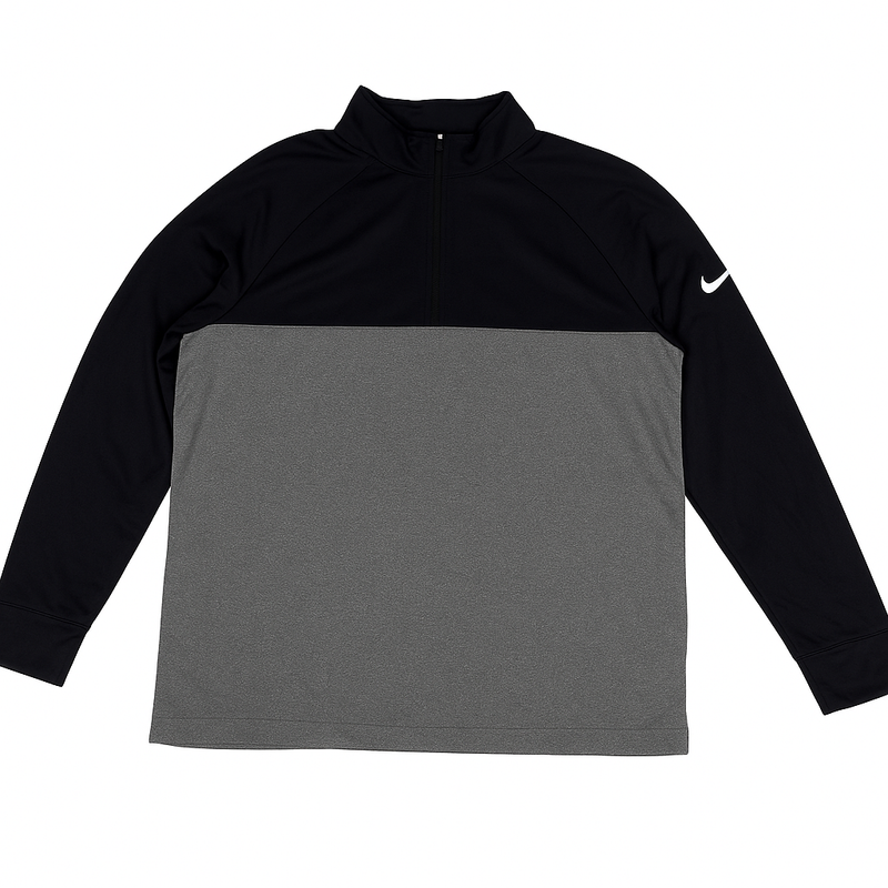 Nike Golf black and grey 1/4 zip pullover sweatshirt