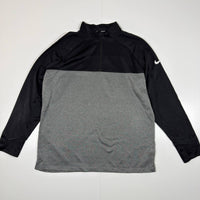 Nike Golf black and grey 1/4 zip pullover sweatshirt
