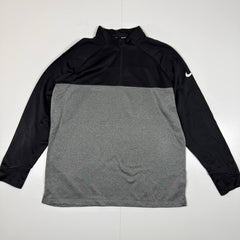 Nike Golf black and grey 1/4 zip pullover sweatshirt