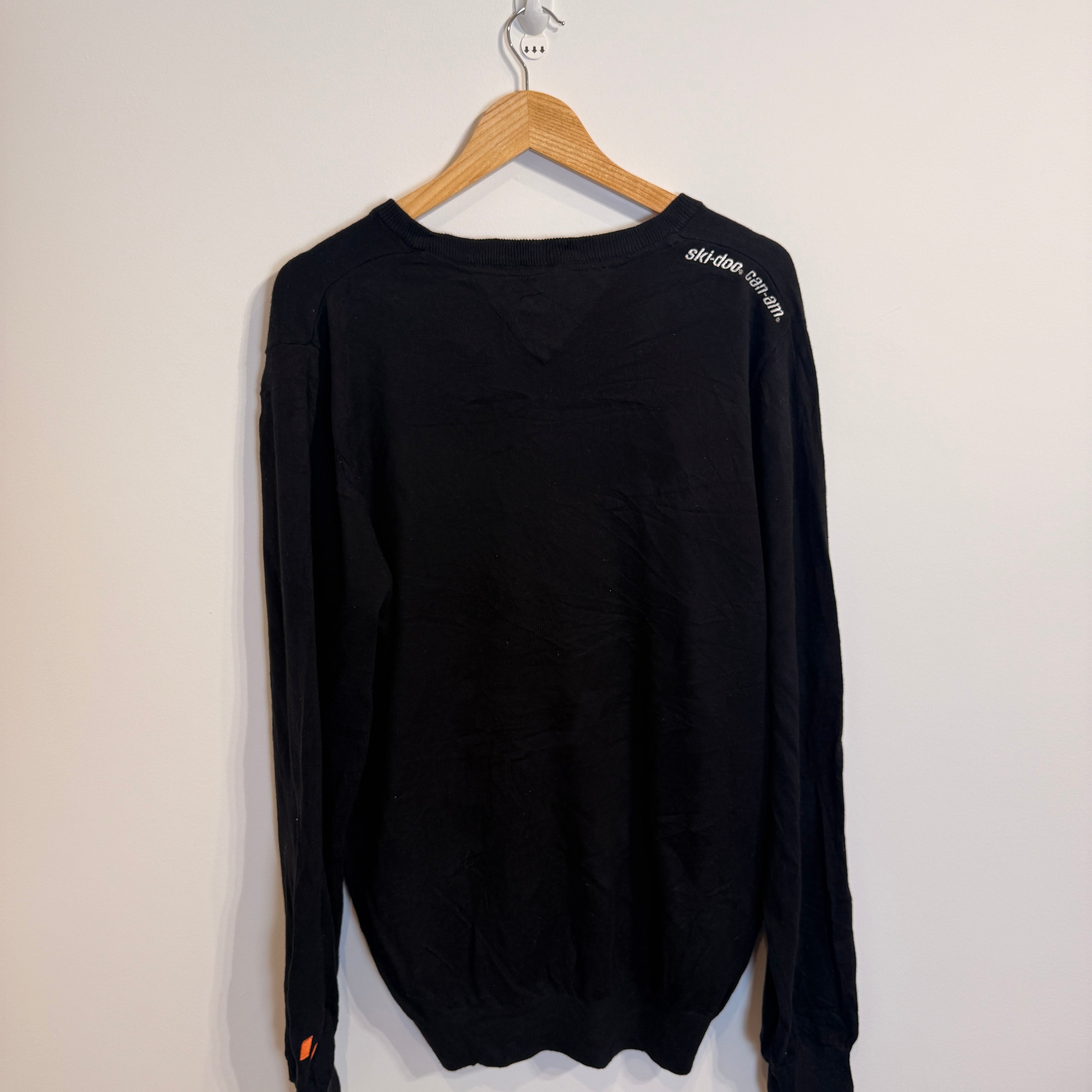 Tommy Hilfiger Ski Doo Collab V-Neck Black Jumper