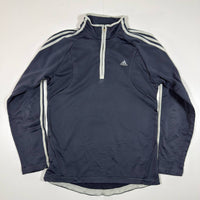 Adidas Quarter Zip Navy Sweatshirt