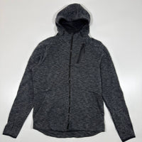 Champion zip up hoodie in dark heather grey