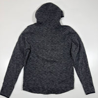 Champion zip up hoodie in dark heather grey