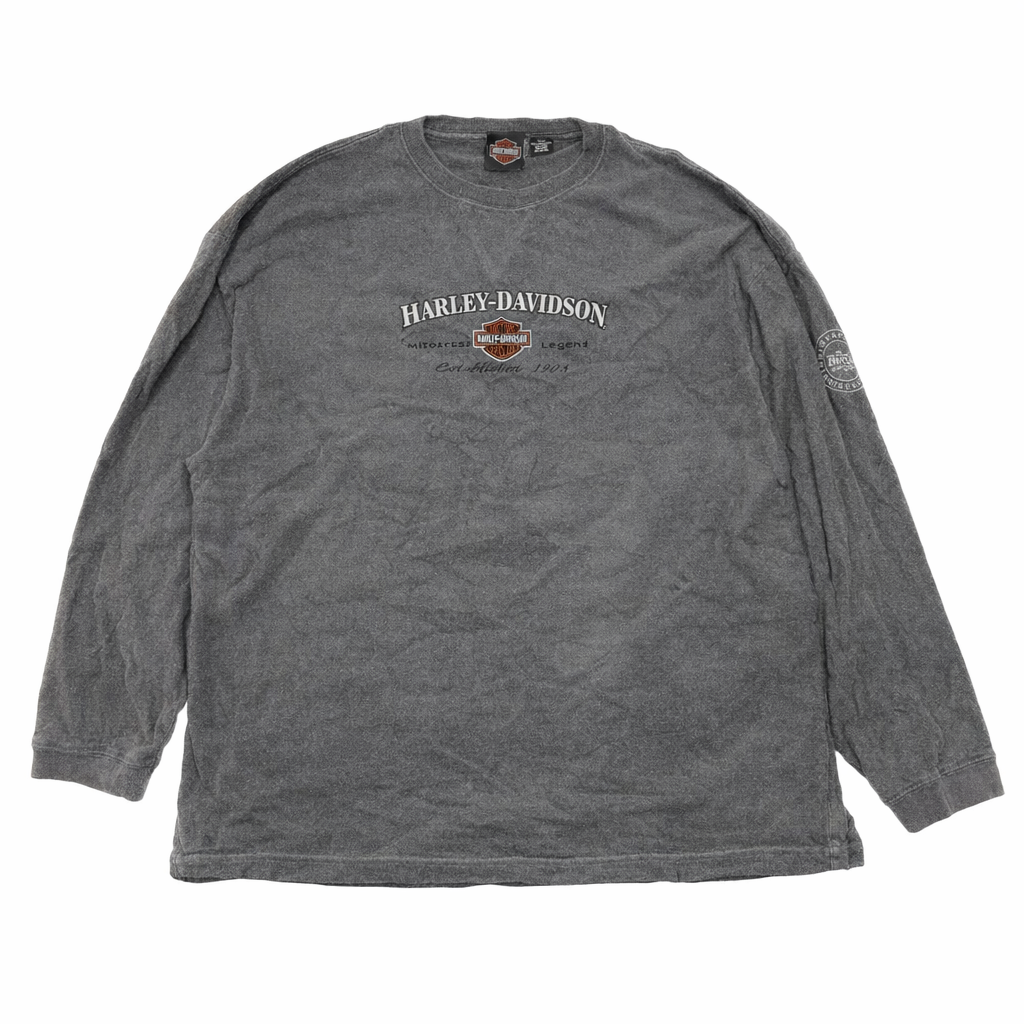 Harley-Davidson Grey Fleece Sweatshirt