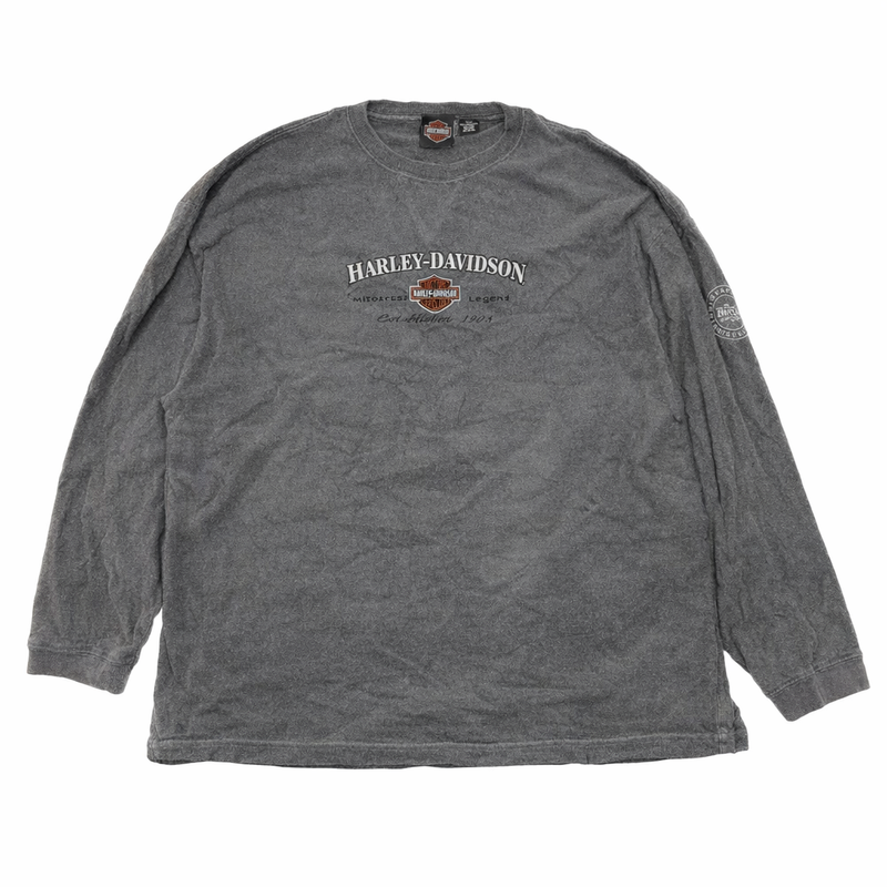 Harley-Davidson Grey Fleece Sweatshirt