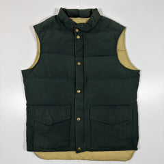 Woolrich Down Puffer Vest Made in USA Green