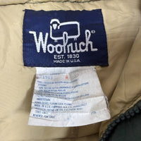 Woolrich Down Puffer Vest Made in USA Green