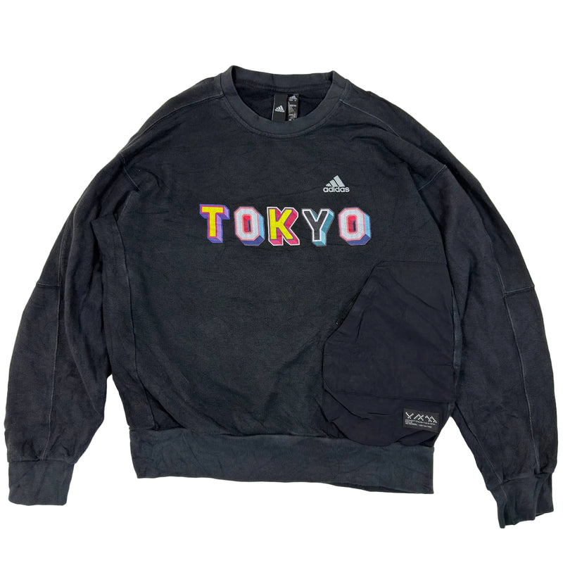 Adidas Tokyo Crewneck Sweatshirt Black Graphic