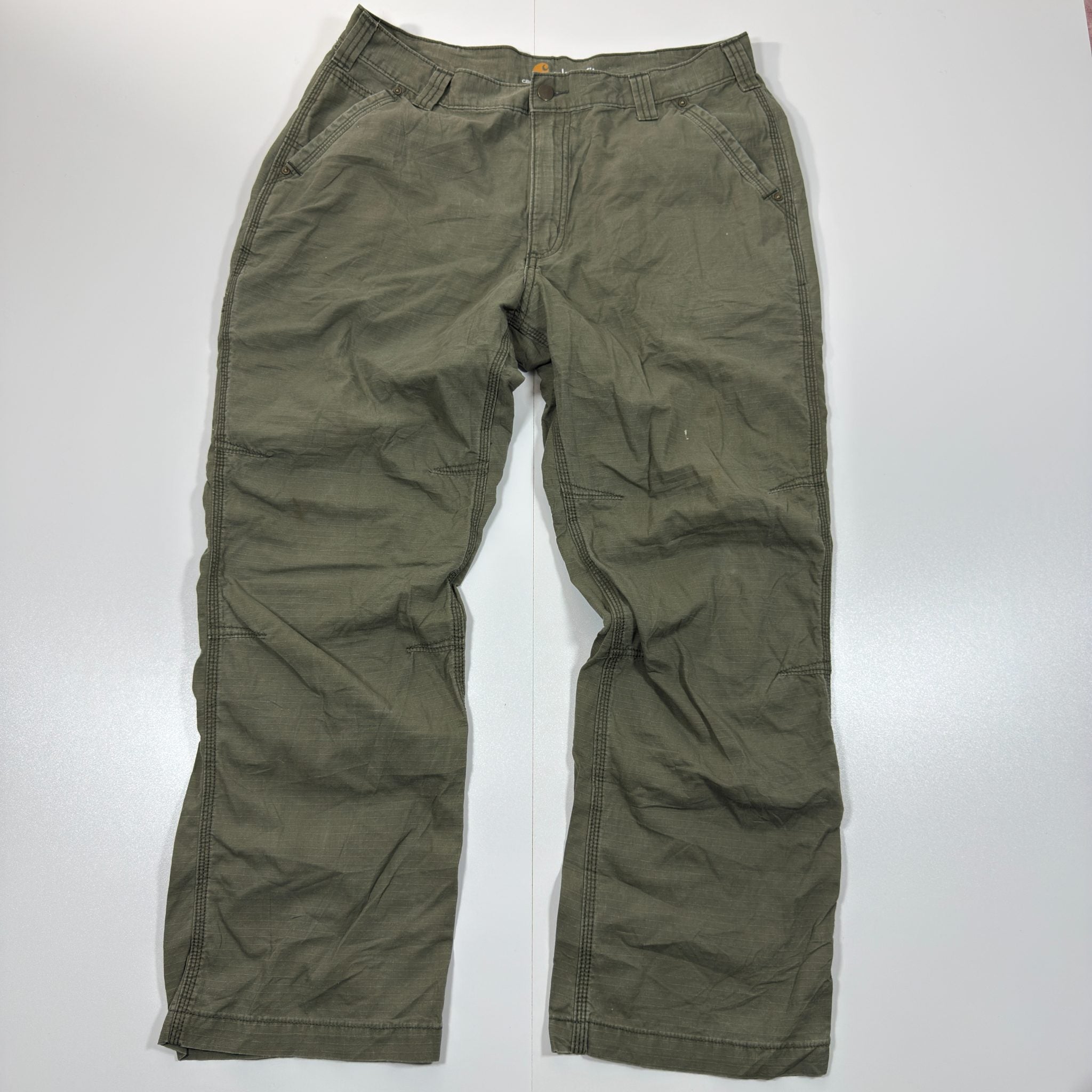 Carhartt Relaxed Fit Olive Work Pants