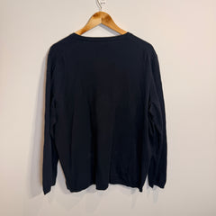 Tommy Hilfiger Navy Blue Cotton Jumper