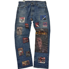 Levi's Custom Kinks Patched Vintage Jeans