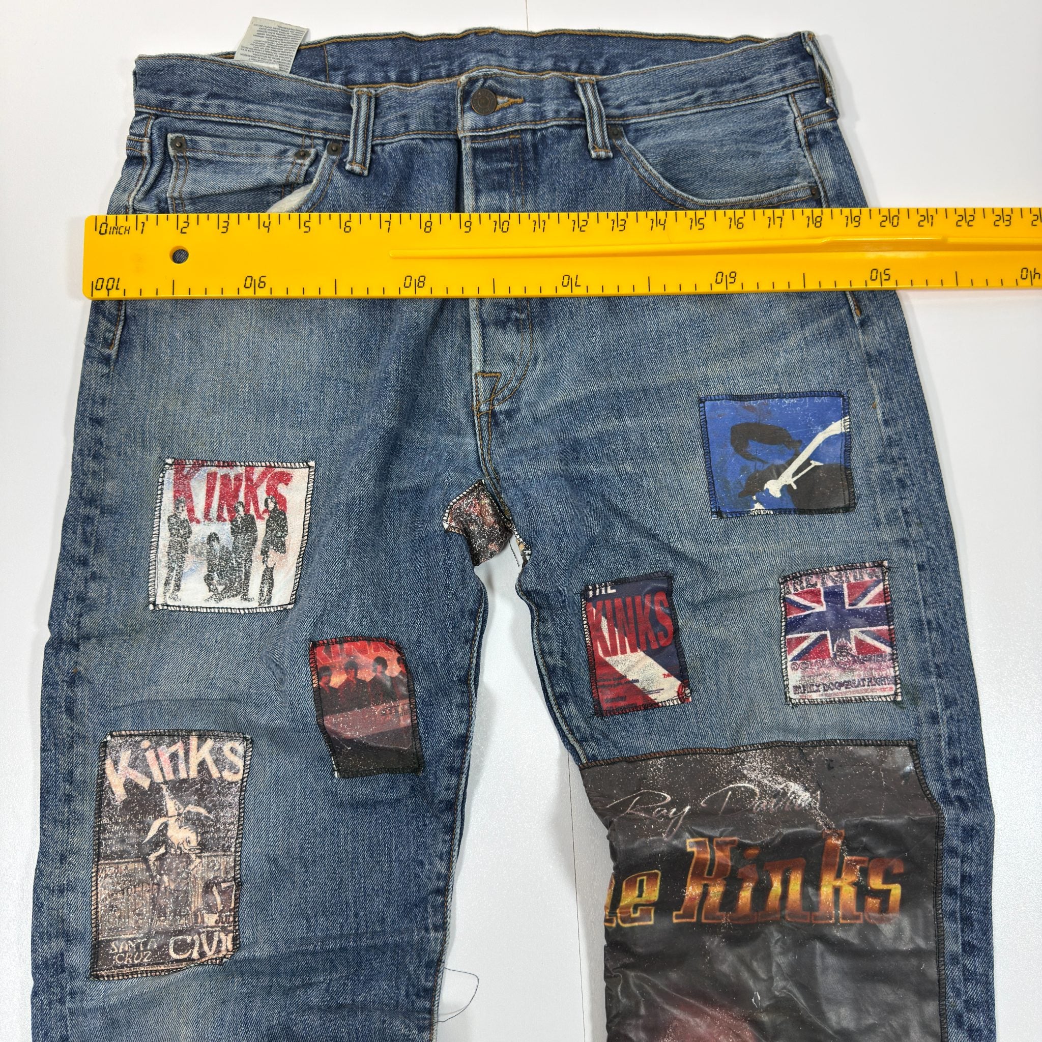 Levi's Custom Kinks Patched Vintage Jeans