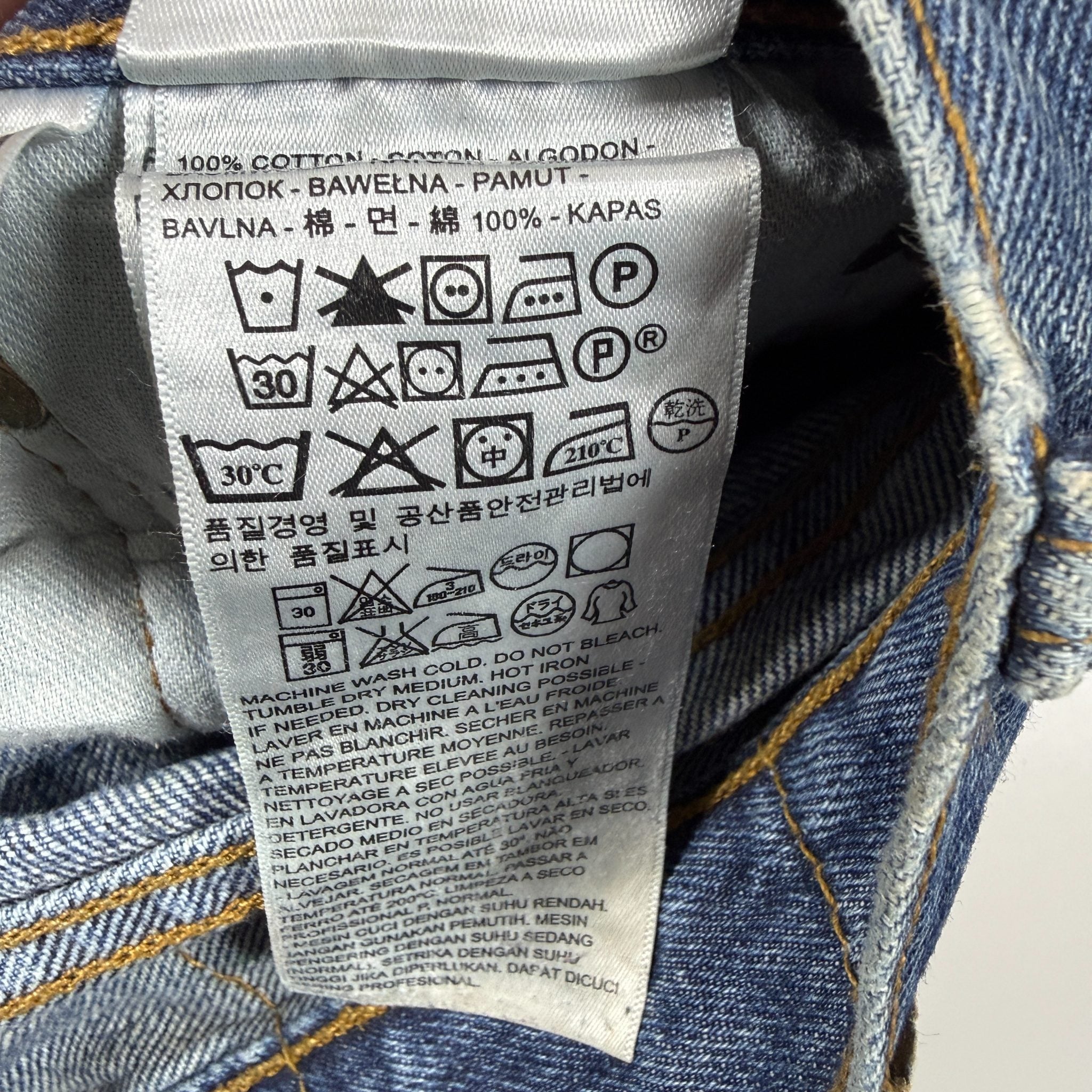 Levi's Custom Kinks Patched Vintage Jeans