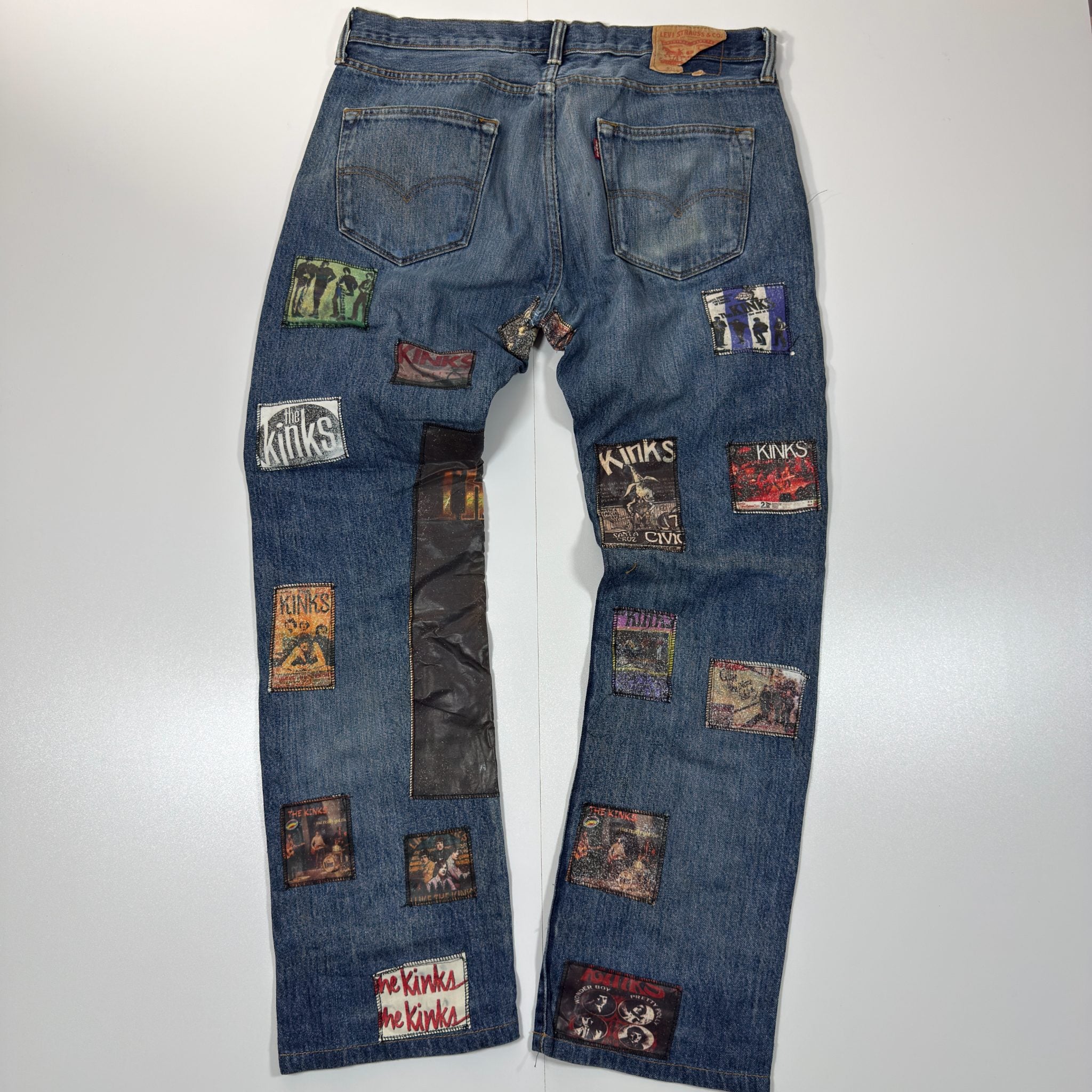 Levi's Custom Kinks Patched Vintage Jeans
