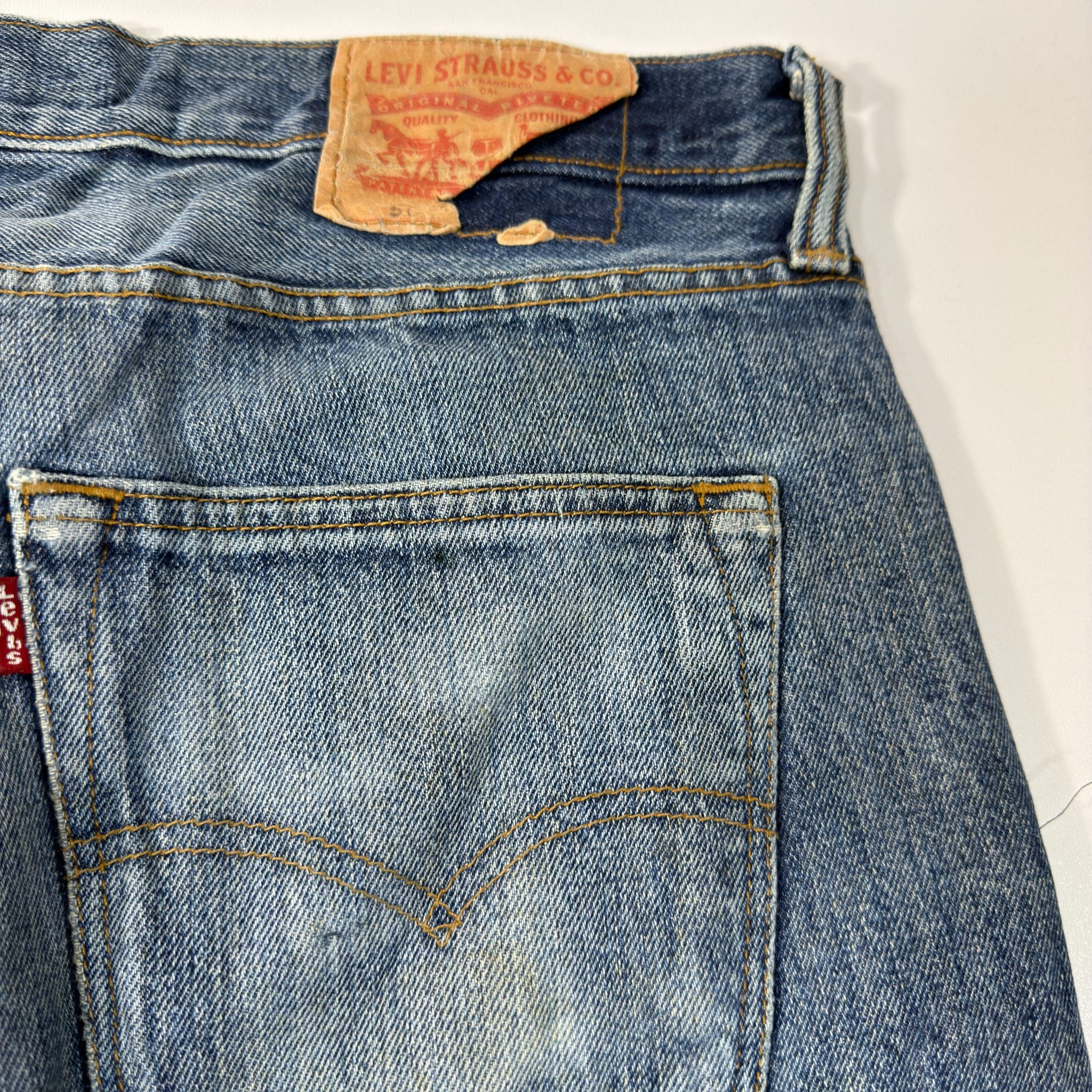 Levi's Custom Kinks Patched Vintage Jeans