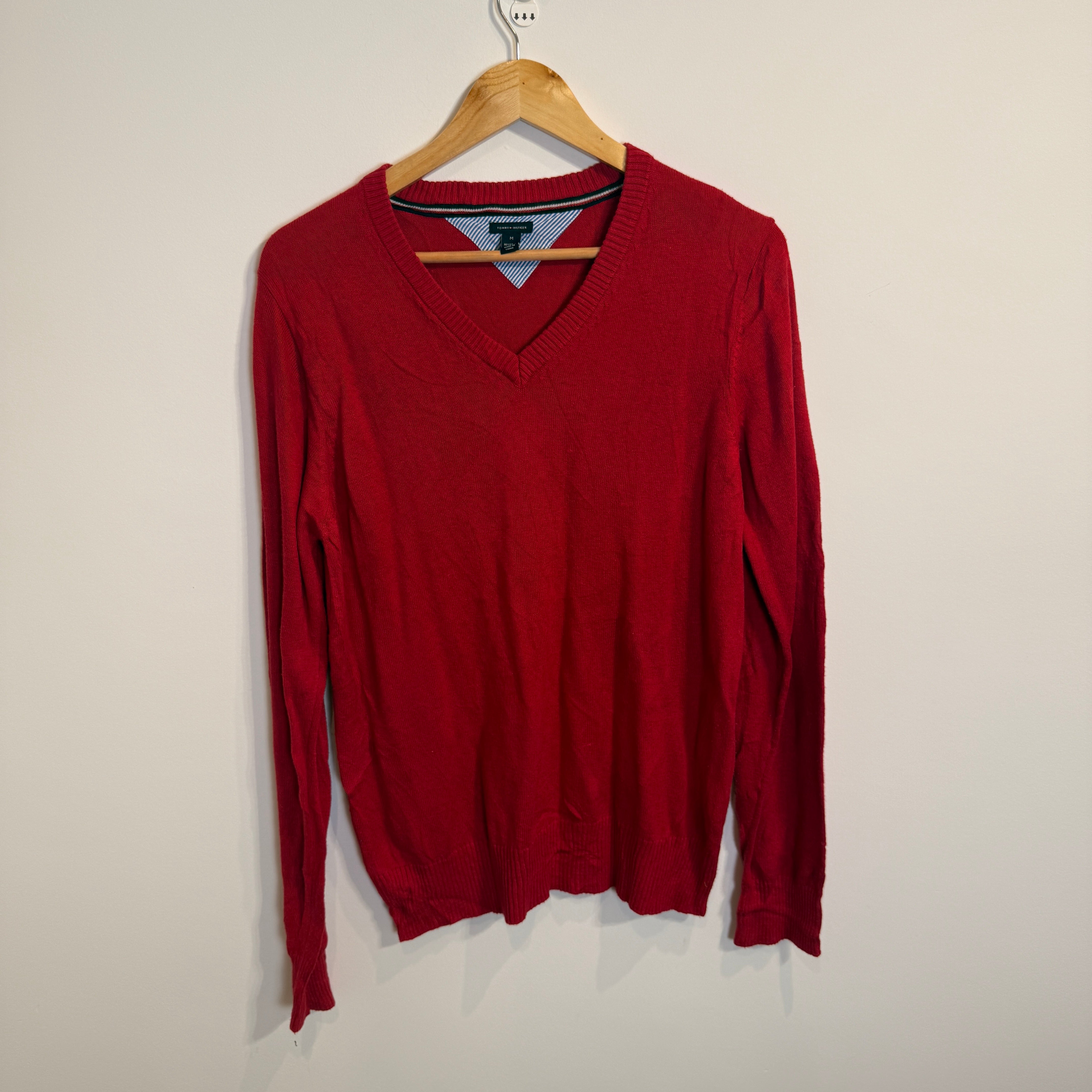 Tommy Hilfiger Bright Red Regular Fit Jumper