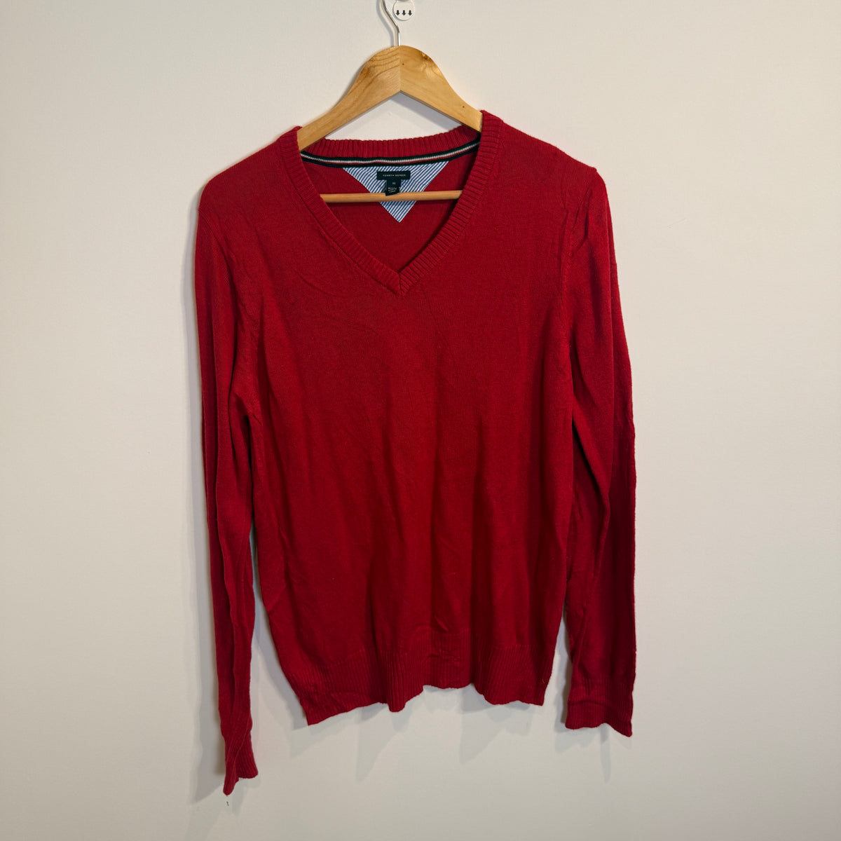 Tommy Hilfiger Bright Red Regular Fit Jumper
