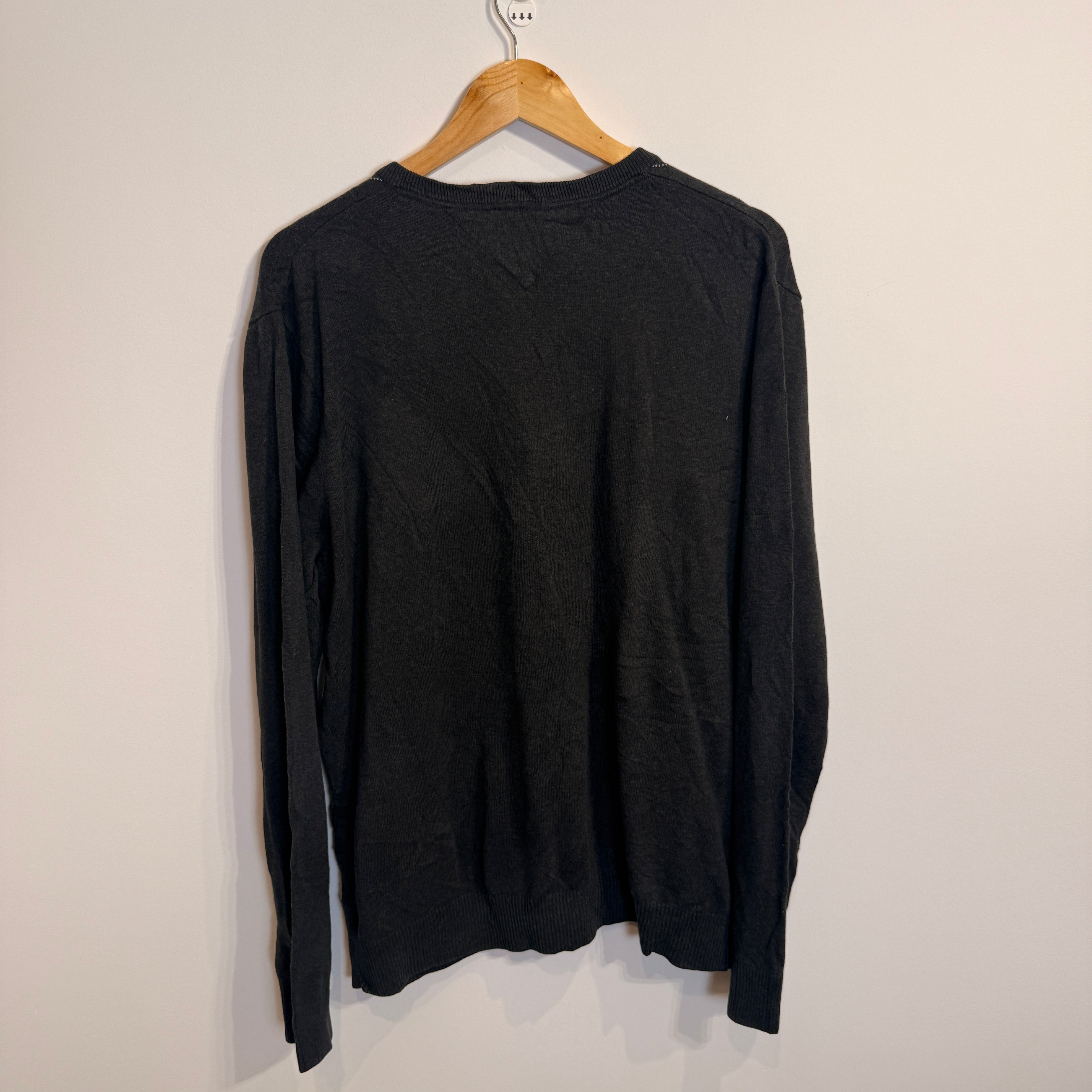 Tommy Hilfiger Grey Checkered Jumper