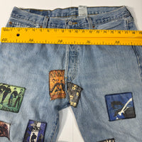 Levi's Custom The Kinks Patched Jeans
