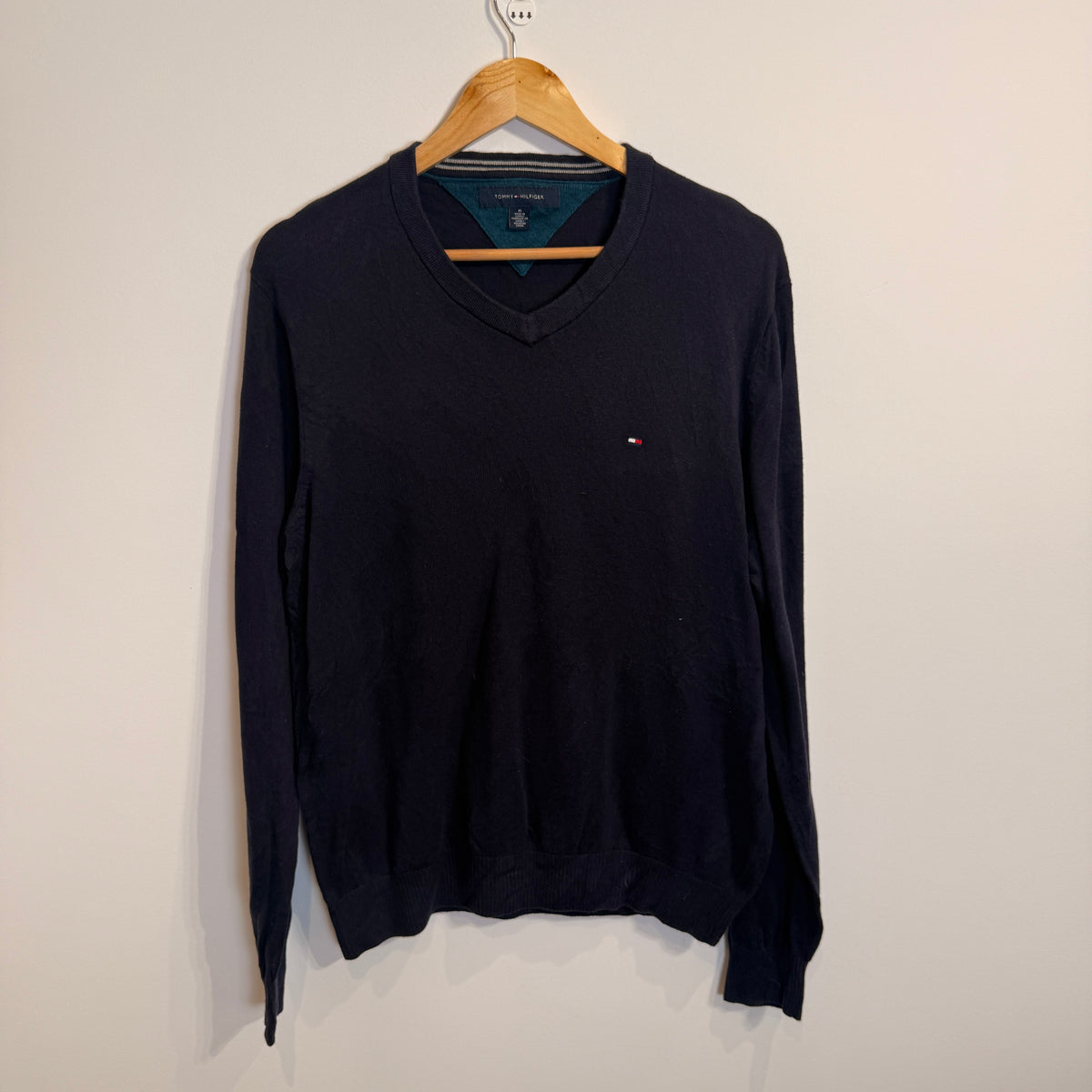 Tommy Hilfiger 100% Cotton Navy Blue Jumper