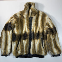Vintage Valentino Fur and Leather Reversible Bomber Jacket by Valentino