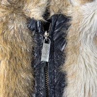 Vintage Valentino Fur and Leather Reversible Bomber Jacket by Valentino