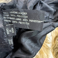 Vintage Valentino Fur and Leather Reversible Bomber Jacket by Valentino