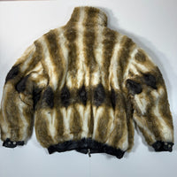 Vintage Valentino Fur and Leather Reversible Bomber Jacket by Valentino