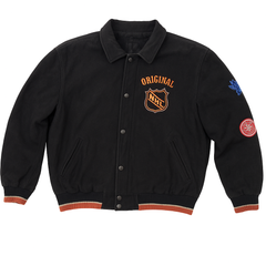 NHL Original Six Black Varsity Jacket