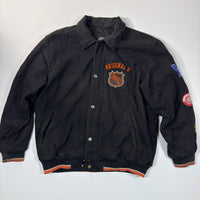 NHL Original Six Black Varsity Jacket