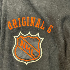 NHL Original Six Black Varsity Jacket
