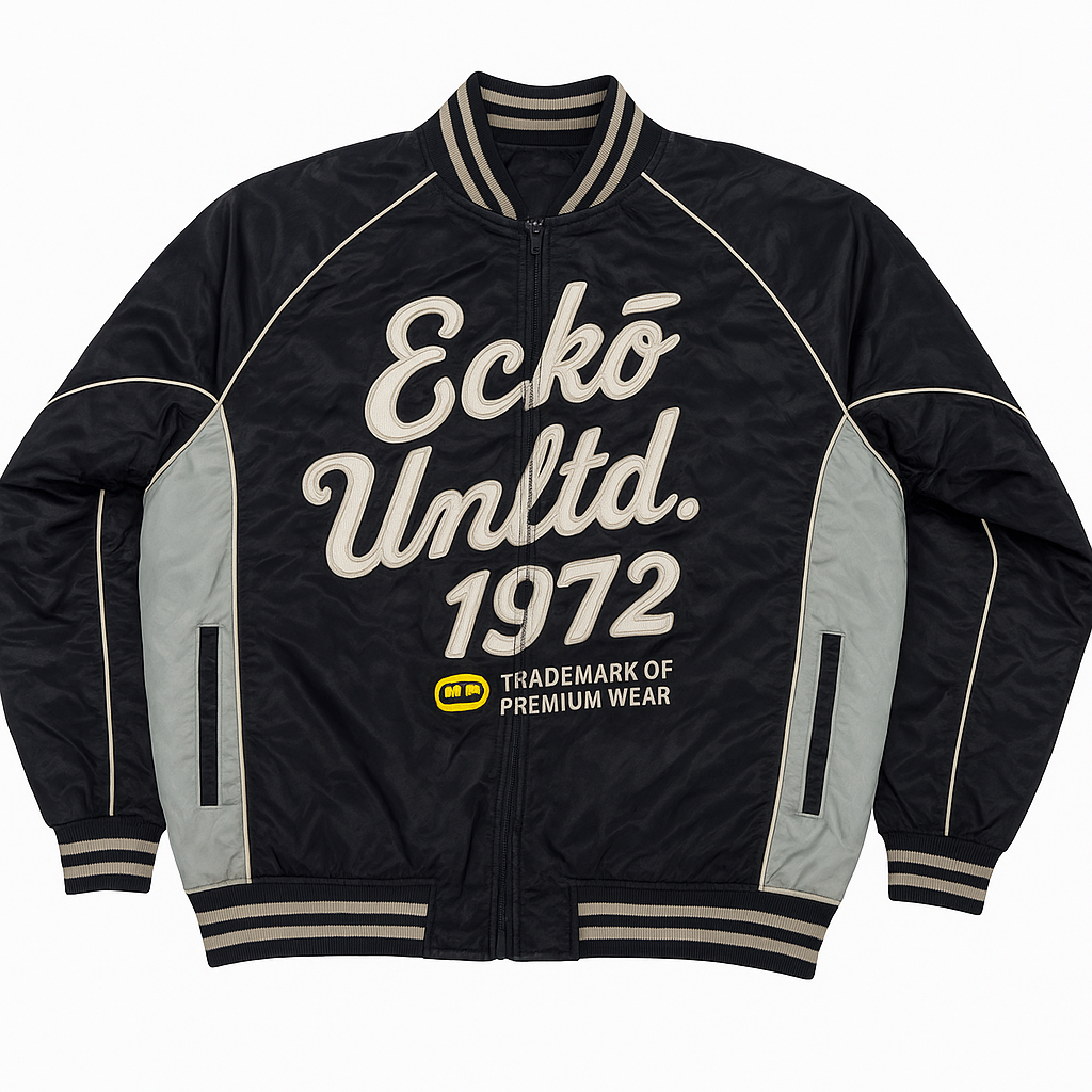 Ecko Unltd Embroidered Bomber Jacket