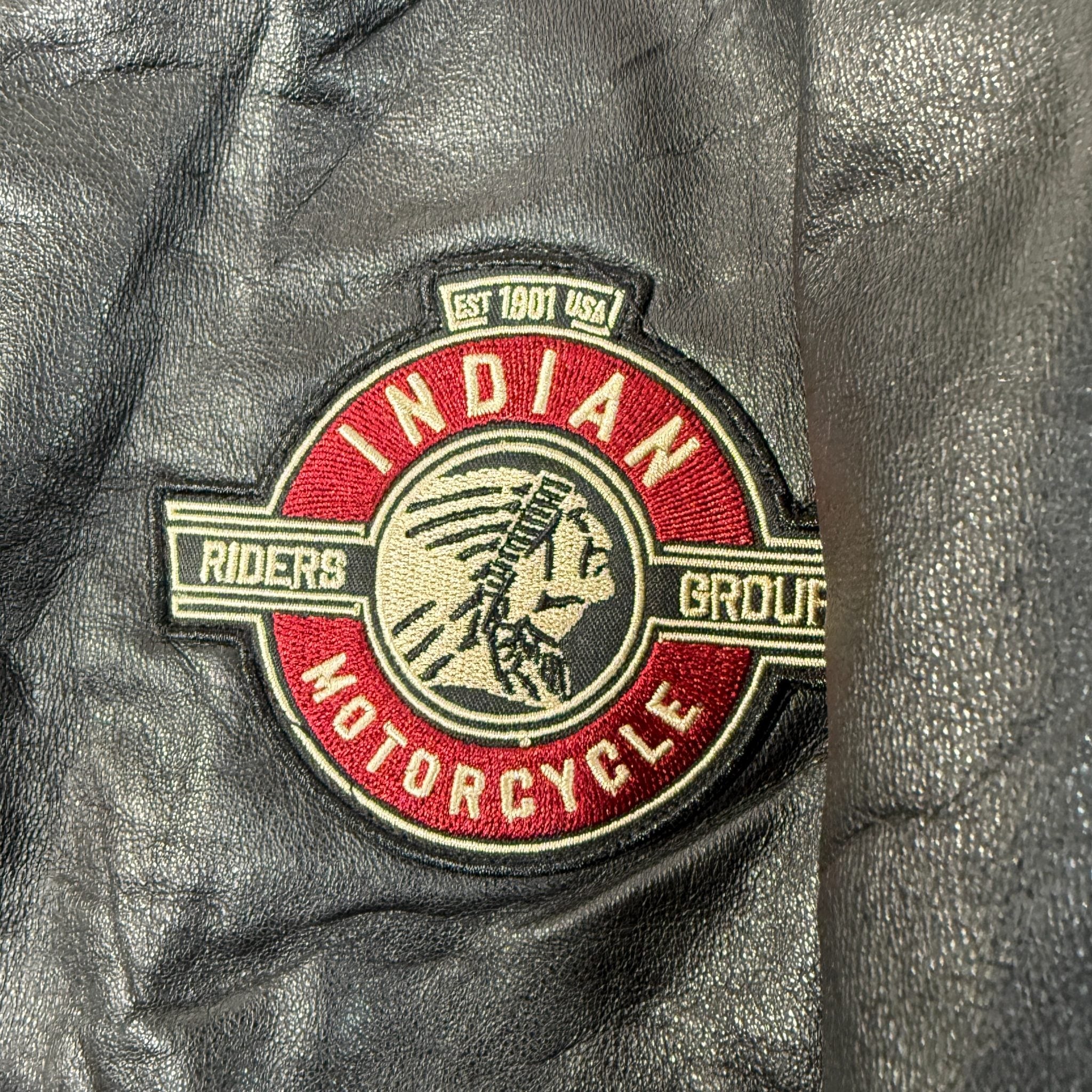 Indian Motorcycle Leather Bomber Jacket