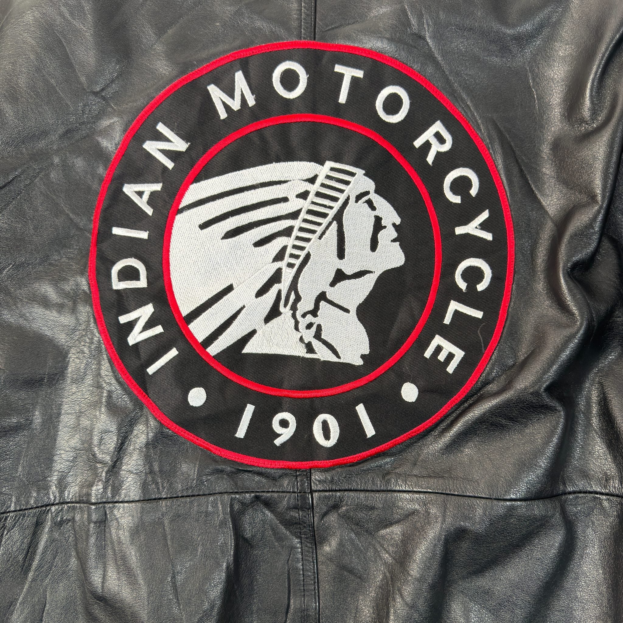 Indian Motorcycle Leather Bomber Jacket