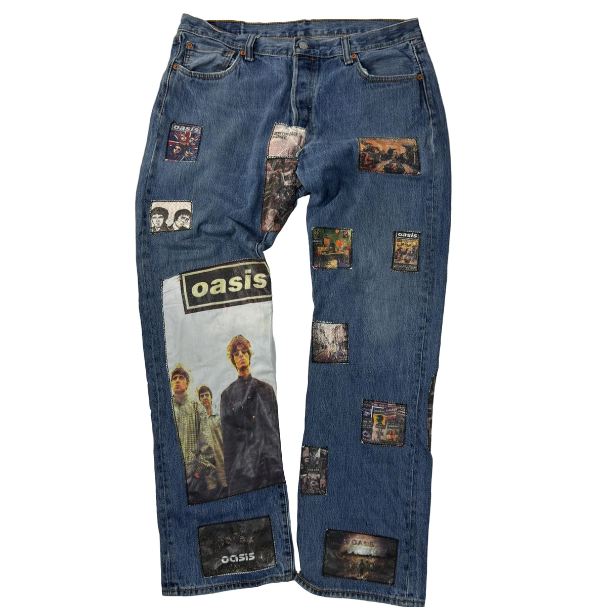 Levi's Custom Oasis Graphic Patchwork Jeans