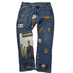 Levi's Custom Oasis Graphic Patchwork Jeans