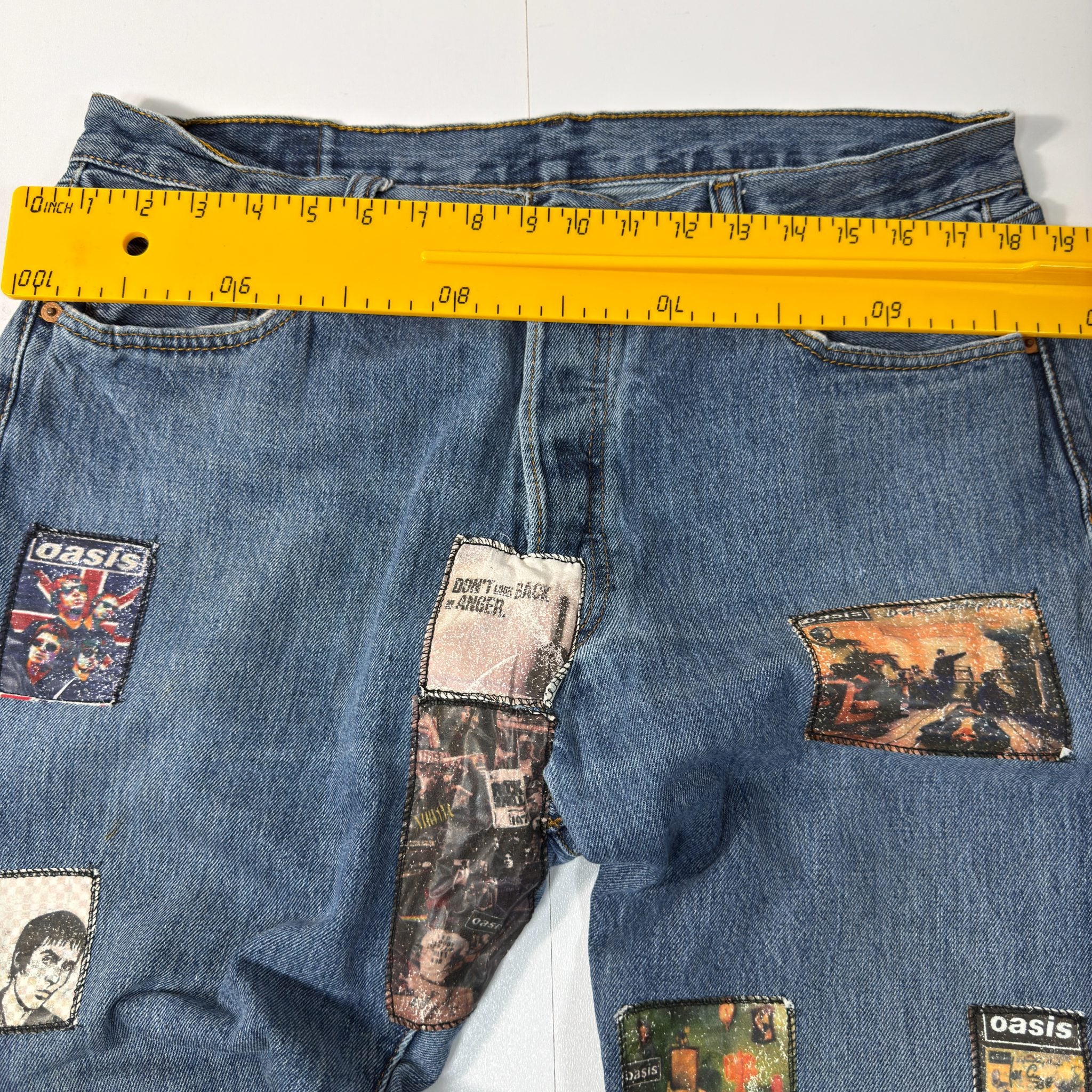 Levi's Custom Oasis Graphic Patchwork Jeans