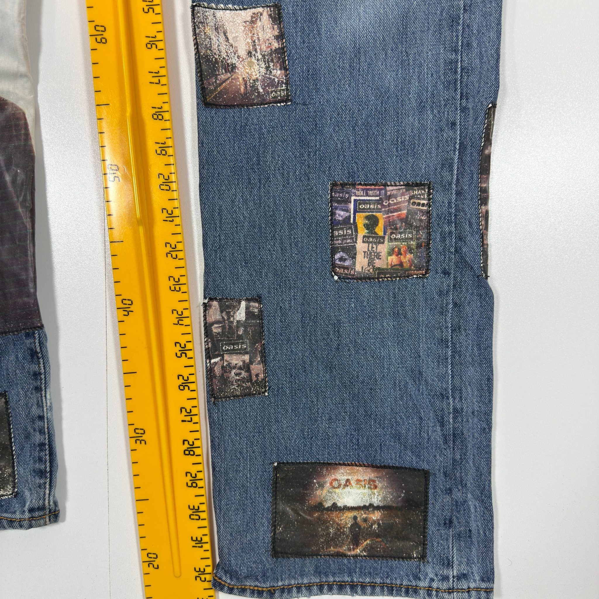 Levi's Custom Oasis Graphic Patchwork Jeans