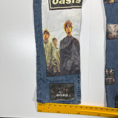 Levi's Custom Oasis Graphic Patchwork Jeans