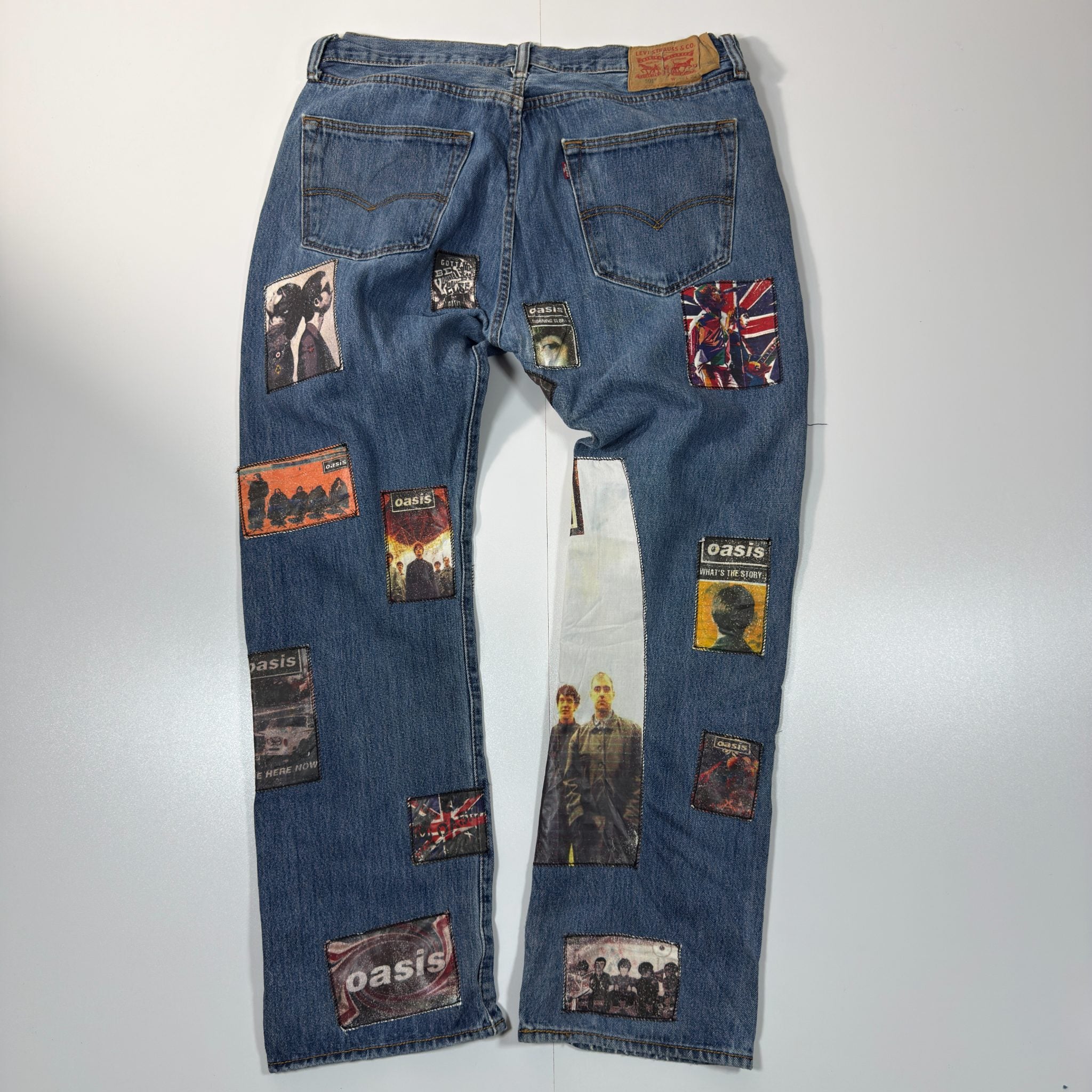 Levi's Custom Oasis Graphic Patchwork Jeans
